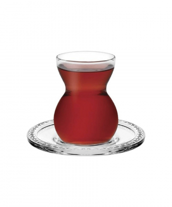 استکان نعلبکی اتنیک پاشاباغچه Pasabahce کد 96575