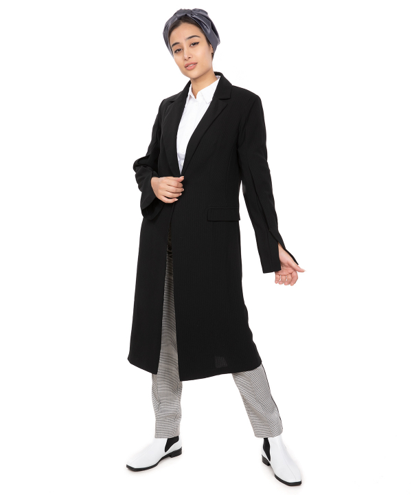 مانتو زنانه یقه انگلیسی ژوور Jour کد LF523098