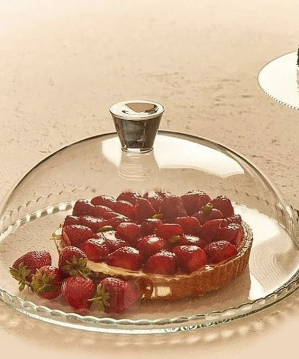 کیک خوری بدون پایه درب دار پاشاباغچه Pasabahce کد 95198