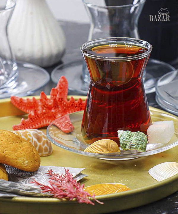 استکان نعلبکی ایرم آنتی باکتریال پاشاباغچه Pasabahce کد 96354