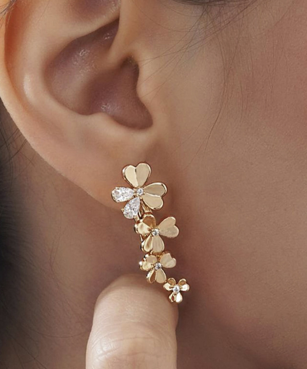 گوشواره زنانه ژوپینگ Xuping مدل قلب کد AAC-1008