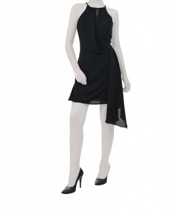 پیراهن مجلسی آستین حلقه ای زنانه سرژه مدل MP-SE-205505