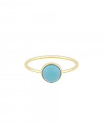 انگشتر سنگ آکوامارین با رینگ مفتولی درریس Doris کد P5972