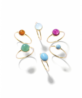 انگشتر سنگ آکوامارین با رینگ مفتولی درریس Doris کد P5972