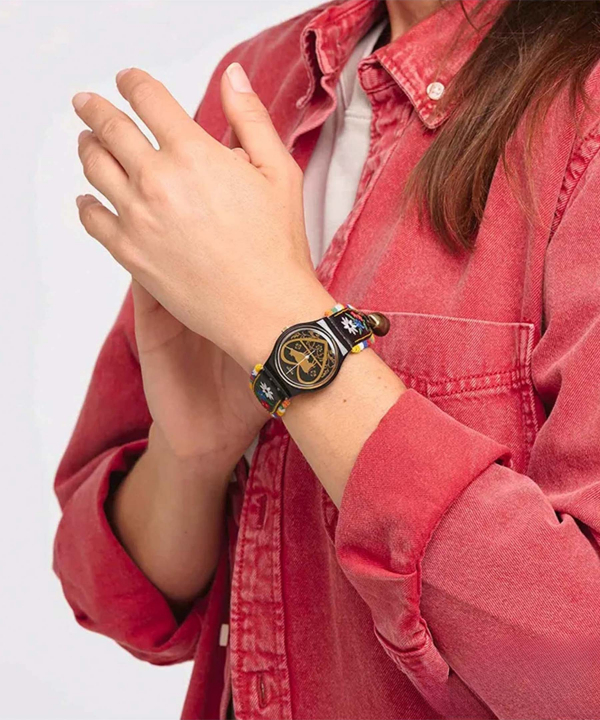 ساعت مچی زنانه سواچ Swatch مدل GB285