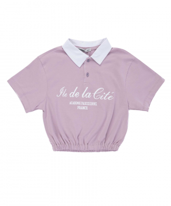 پولوشرت آستین کوتاه دخترانه مرینو مدل 1703