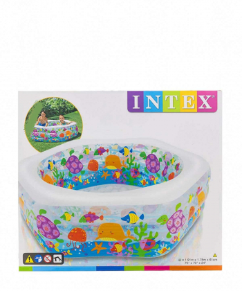استخر بادی کودک اینتکس Intex طرح آکواریوم