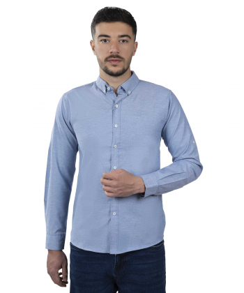 پیراهن آستین بلند مردانه برند پی لس مدل AM-ZE-bp-am1404161