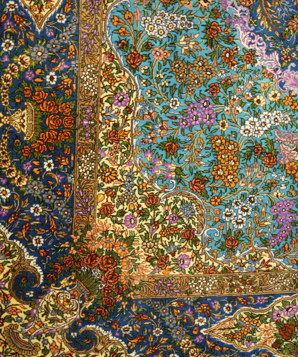 فرش دستباف راه ابریشم Rahe abrisham کد 1084