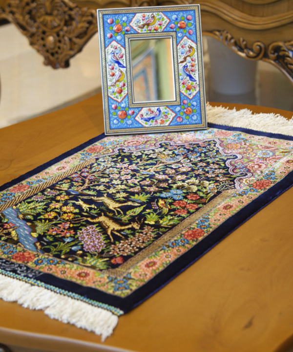 فرش دستباف راه ابریشم Rahe abrisham کد 1070