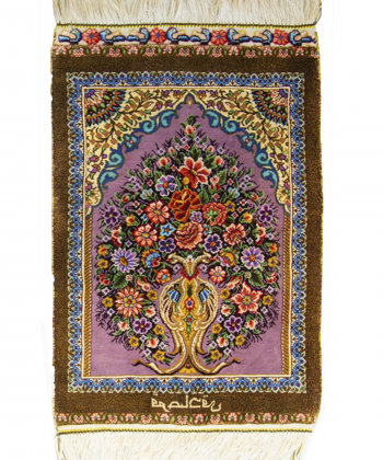 فرش دستباف راه ابریشم Rahe abrisham کد 1054