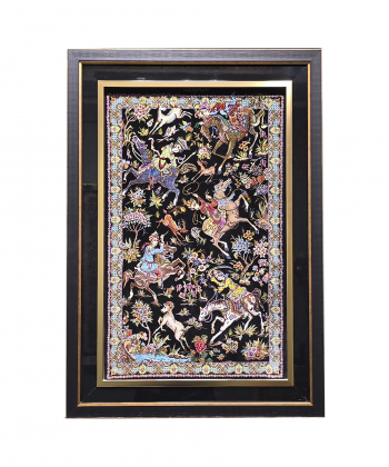 فرش دستباف راه ابریشم Rahe abrisham کد 1043