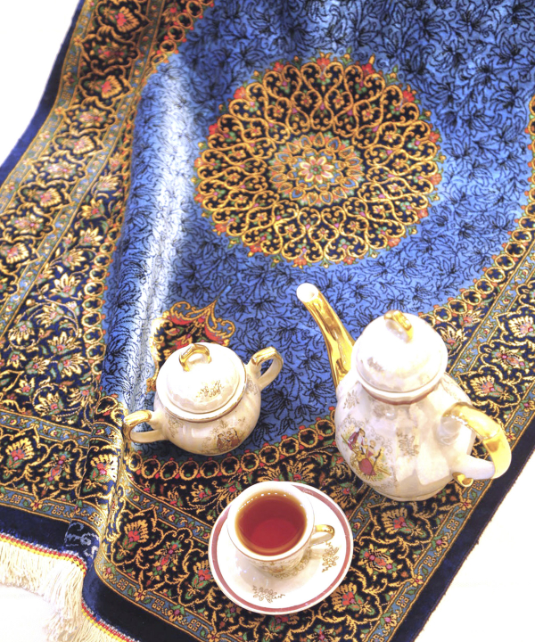 فرش دستباف راه ابریشم Rahe abrisham کد 1041