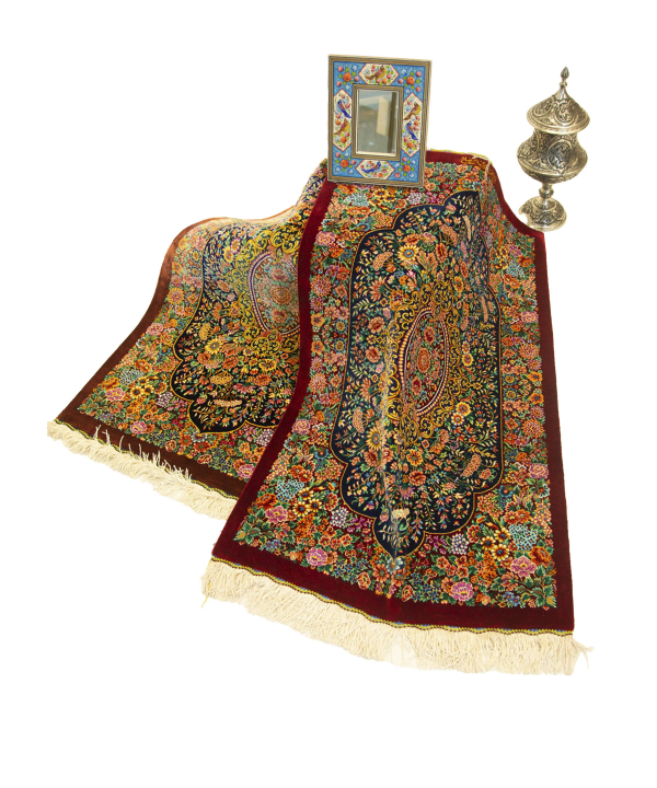 فرش دستباف راه ابریشم Rahe abrisham کد 1037