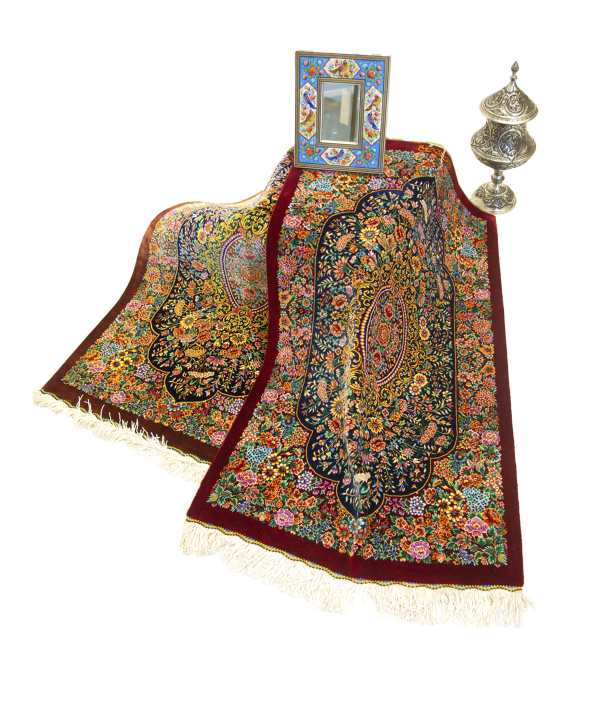 فرش دستباف راه ابریشم Rahe abrisham کد 1036