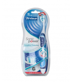 مسواک برقی تریزا Trisa با برس متوسط سری Sonic Power مدل Complete Protection