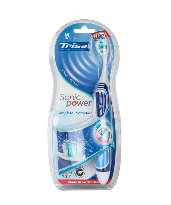 مسواک برقی تریزا Trisa با برس متوسط سری Sonic Power مدل Complete Protection