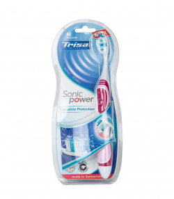 مسواک برقی تریزا Trisa با برس متوسط سری Sonic Power مدل Complete Protection