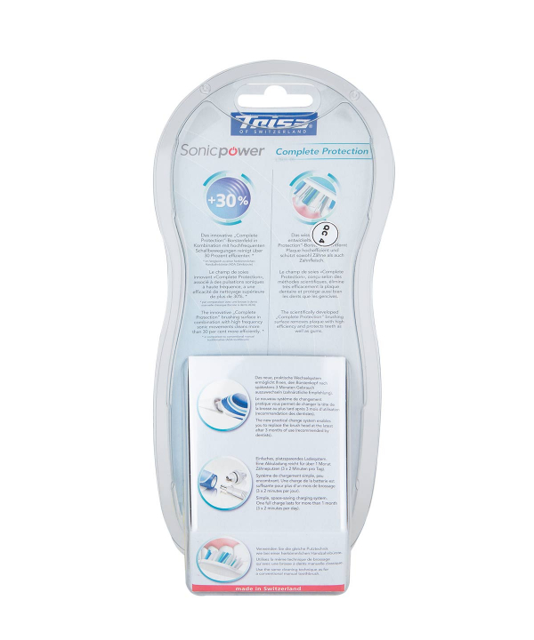 مسواک برقی تریزا Trisa با برس متوسط سری Sonic Power مدل Complete Protection