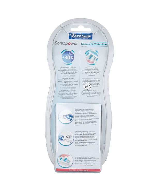 مسواک برقی تریزا Trisa با برس متوسط سری Sonic Power مدل Complete Protection