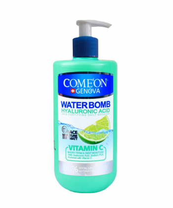 کرم آبرسان پمپی حاوی ویتامین C کامان Comeon مدل Water Bomb حجم 500 میلی لیتر