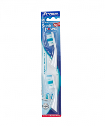 سری یدک مسواک برقی تریزا Trisa سری Sonic Power مدل Complete Protection بسته 2 عددی
