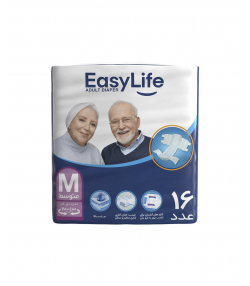پوشک بزرگسال سایز متوسط ایزی لایف Easy Life بسته 16 عددی
