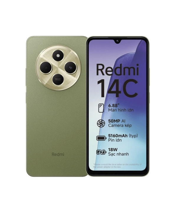 گوشی موبایل شیائومی مدل Redmi 14C با ظرفیت 128 گیگابایت و رم 6 گیگابایت