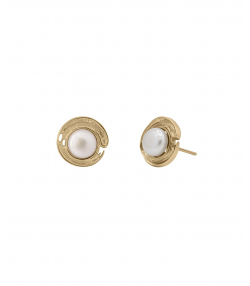 گوشواره طلا آبرنگ تاج Taj کد 27207