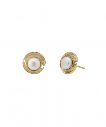 گوشواره طلا آبرنگ تاج Taj کد 27207