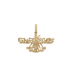 آویز طلا فروهر تاج Taj کد 27211