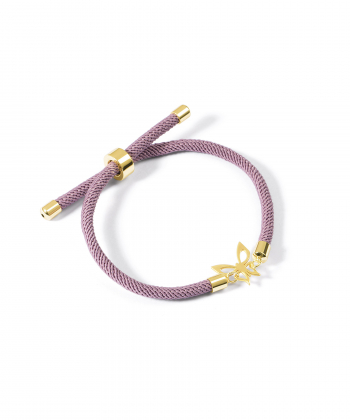 دستبند طلا بافت پروانه پرسته Parasteh کد 537487