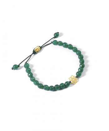 دستبند طلا سنگی گل پرسته Parasteh کد 537048