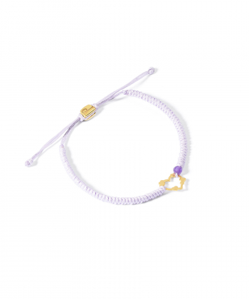 دستبند طلا بافت قلب پرسته Parasteh کد 537034