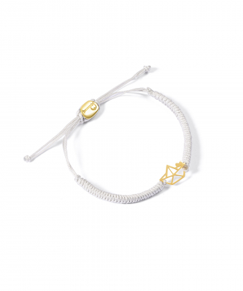 دستبند طلا بافت قایق پرسته Parasteh کد 537002