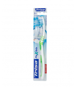 مسواک با برس متوسط تریزا Trisa مدل Flexible
