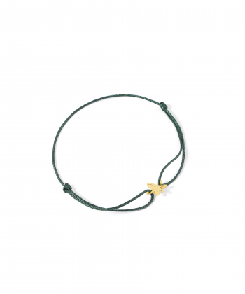 دستبند طلا بافت برگ پرسته Parasteh کد 533453