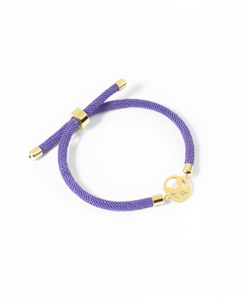 دستبند طلا بافت پروانه پرسته Parasteh کد 533243