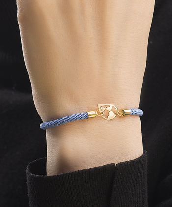 دستبند طلا بافت قطره عشق پرسته Parasteh کد 533227