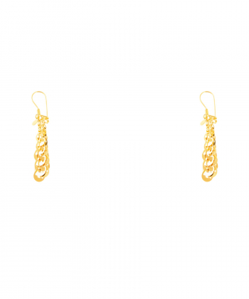 گوشواره طلا عصایی پولکی پرسته Parasteh کد 479222