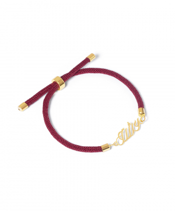 دستبند طلا بافت عشق پرسته Parasteh کد 527890