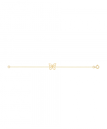 دستبند طلا پروانه پرسته Parasteh کد 58988