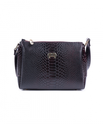 کیف دوشی چرم طبیعی زنانه منط مدل B230