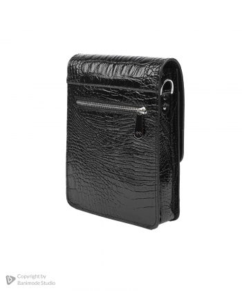 کیف دوشی چرم طبیعی زنانه منط مدل b277