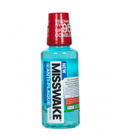 دهانشویه میسویک Misswake مدل ANTI-PLAQUE حجم 400 میلی لیتر
