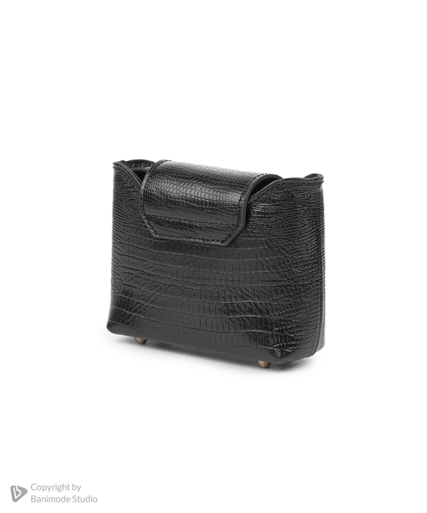 کیف دوشی چرم طبیعی زنانه منط مدل F137