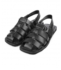 صندل مردانه چرم طبیعی چرم مشهد Mashad Leather مدل J6215