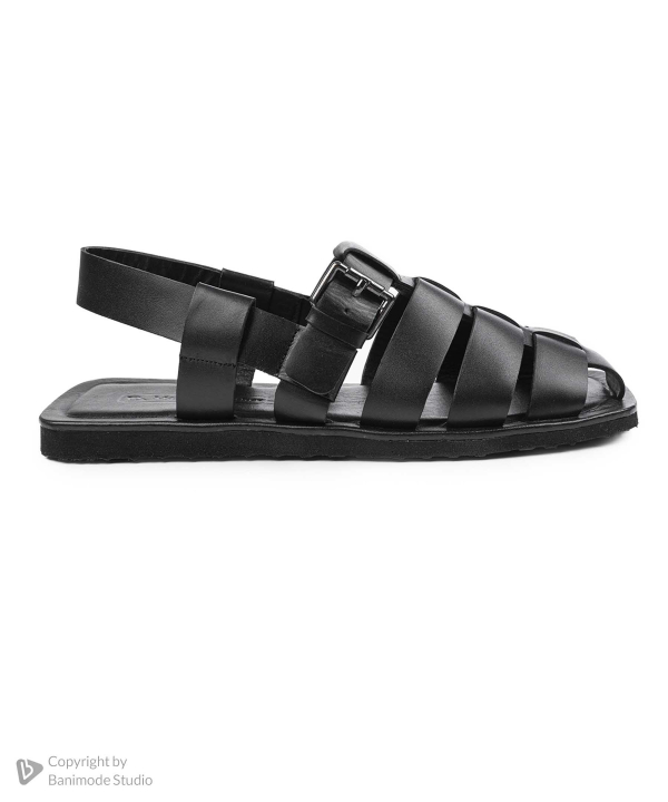 صندل مردانه چرم طبیعی چرم مشهد Mashad Leather مدل J6215
