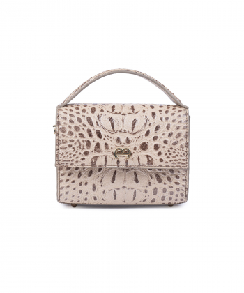 کیف دوشی چرم طبیعی زنانه منط مدل F132