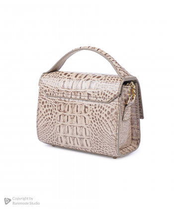 کیف دوشی چرم طبیعی زنانه منط مدل F132